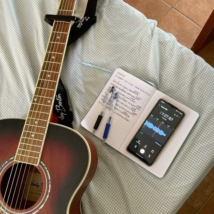 Guitar practice and learning